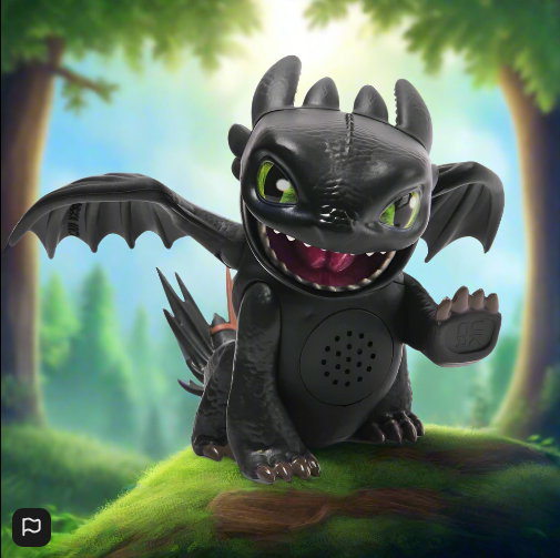 Dreamworks How to Train Your Dragon Interactive Figure Roaring Minis Toothless