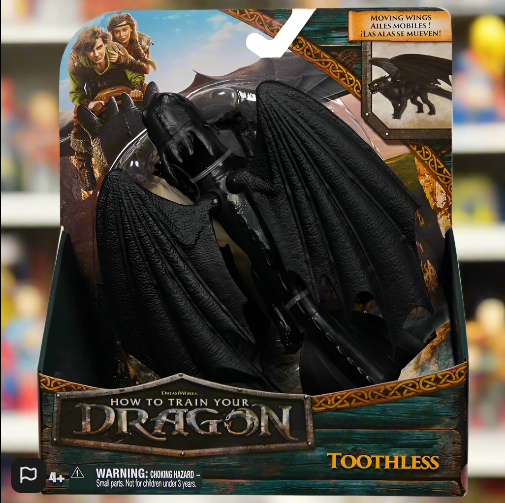Dreamworks How To Train Your Dragon Action Figure Toothless