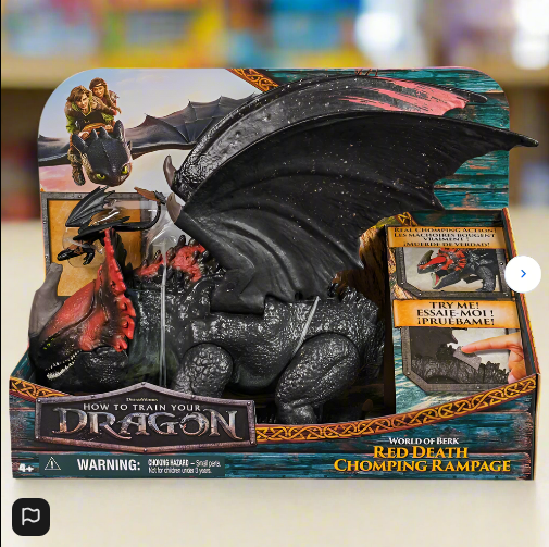 Dreamworks How to Train Your Dragon Action Figure Chomping Rampage Red Death