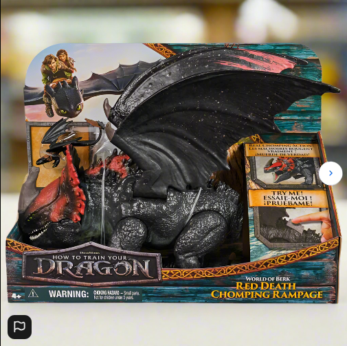 Dreamworks How to Train Your Dragon Action Figure Chomping Rampage Red Death