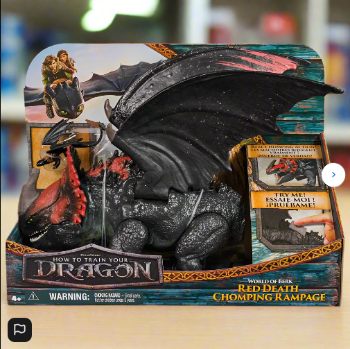 Dreamworks How to Train Your Dragon Action Figure Chomping Rampage Red Death