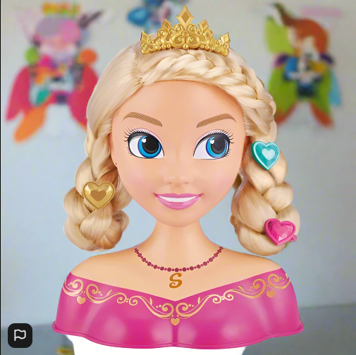 Sparkle Girlz Princess Hair Styling Head By ZURU