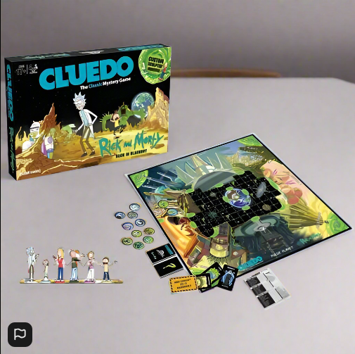 Cluedo Rick and Morty Family Board Game