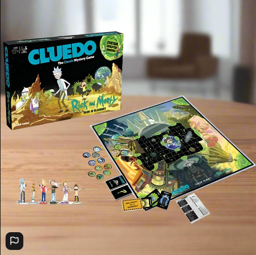 Cluedo Rick and Morty Family Board Game