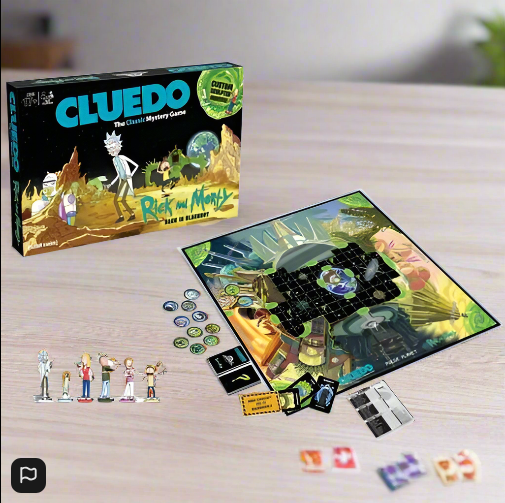 Cluedo Rick and Morty Family Board Game