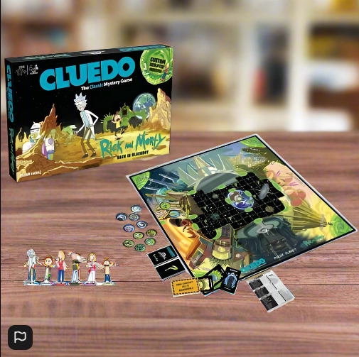 Cluedo Rick and Morty Family Board Game