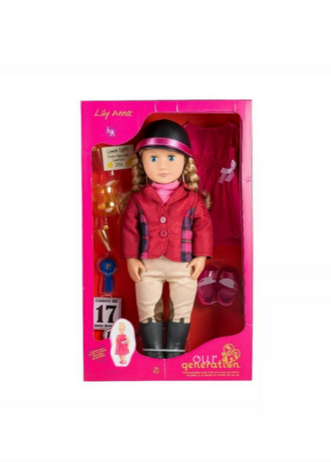 Naše generace Lily Anna panenka Deluxe s knihou