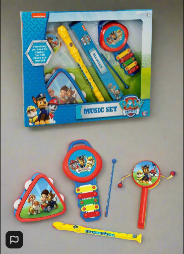 4dílná hudební sada Paw Patrol