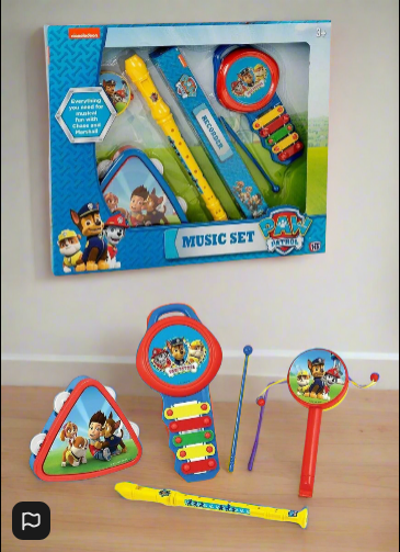4dílná hudební sada Paw Patrol