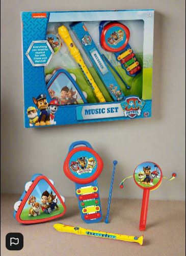 4dílná hudební sada Paw Patrol