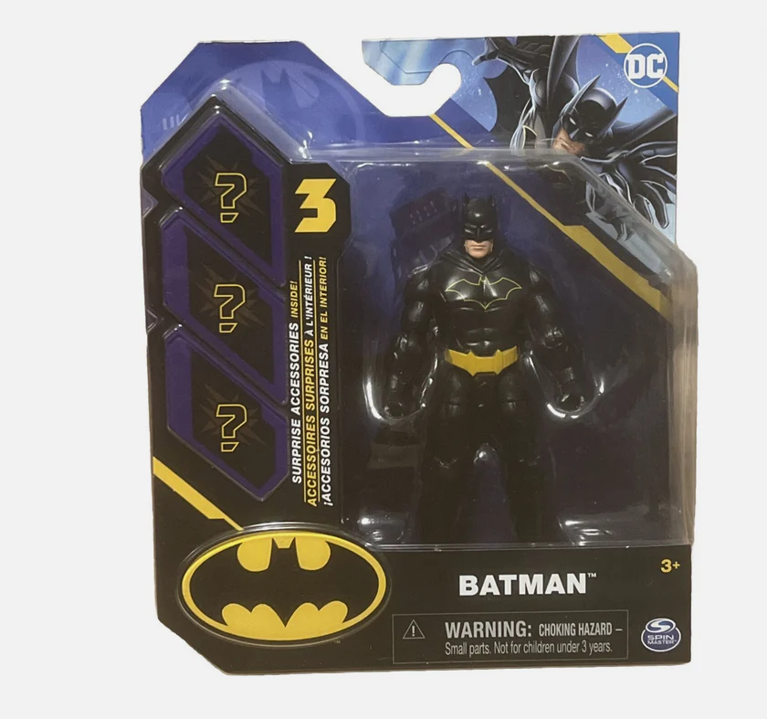 DC Batman Action Figure 10cm With 3 Surprise Accessories