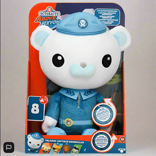 Plyšová hračka kapitána Barnaclese Octonauts Above &amp; Beyond Sound Effects