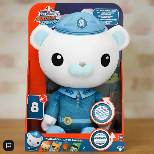 Plyšová hračka kapitána Barnaclese Octonauts Above &amp; Beyond Sound Effects