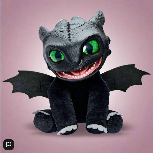 Dreamworks How To Train Your Dragon Toothless Puppetronic by RealFX Interactive Toy