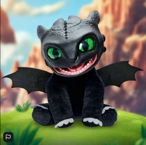Dreamworks How To Train Your Dragon Toothless Puppetronic by RealFX Interactive Toy