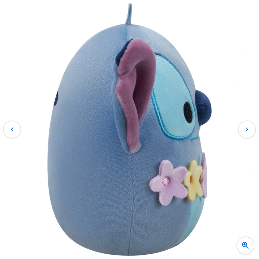 Squishmallows Original Disney Lilo & Stitch Plush Stitch Wearing Lei 25cm