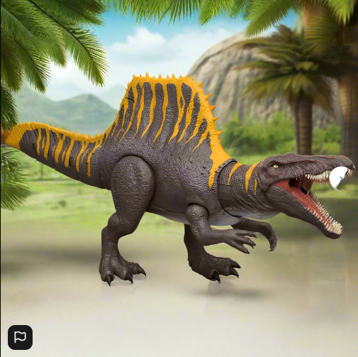 Jurassic World Rebirth Tail Thrasher Dinosaur Action Figure Spinosaurus