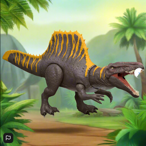 Jurassic World Rebirth Tail Thrasher Dinosaur Action Figure Spinosaurus