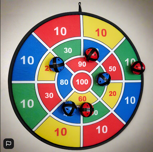 37cm Self-Fastening Fabric Target Game