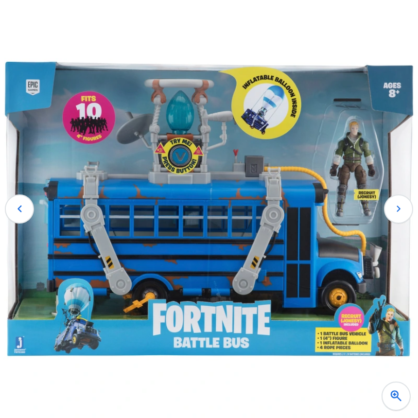 Fortnite Battle Bus with Jonesy Figure