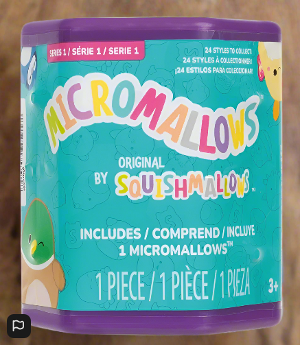 Micromallows 2.5" Plush Single Blind Pack - S1