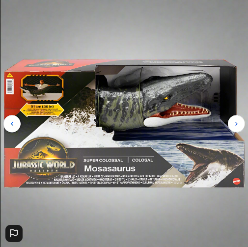 Jurassic World Rebirth Super Colossal Dinosaur Action Figure Mosasaurus