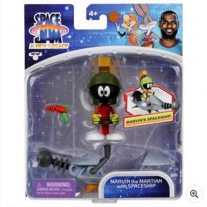 Space Jam A New Legacy: Marvin the Martian with Spaceship Action Figure