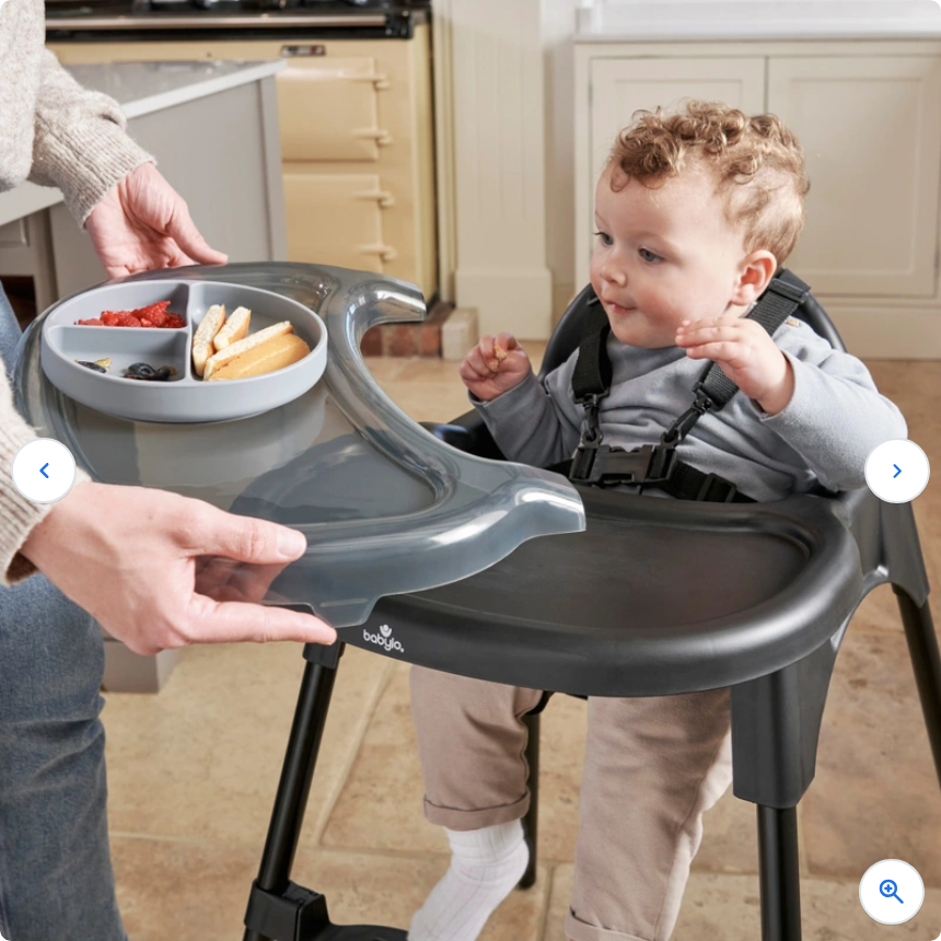 Babylo Eatin' Mess Convertible Highchair Black