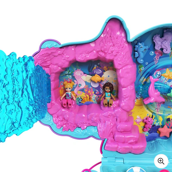 Polly Pocket Daddy & Me Seahorse Purse Compact Playset