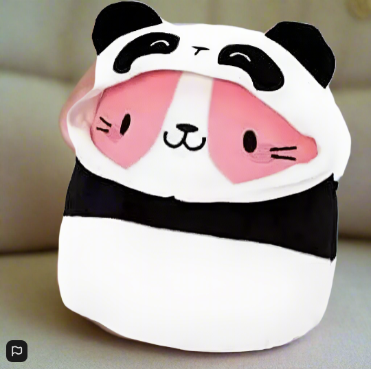 Squishmallows 20cm Joxtine the Cat in Panda Costume Plush