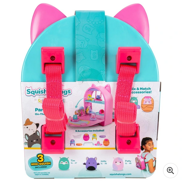 Squish-A-Longs by Original Squishmallows On-The-Go Playset Party Pack