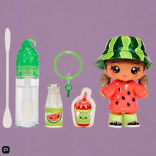 Load image into Gallery viewer, Yummiland Small Doll Maya Watermelon