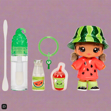 Load image into Gallery viewer, Yummiland Small Doll Maya Watermelon