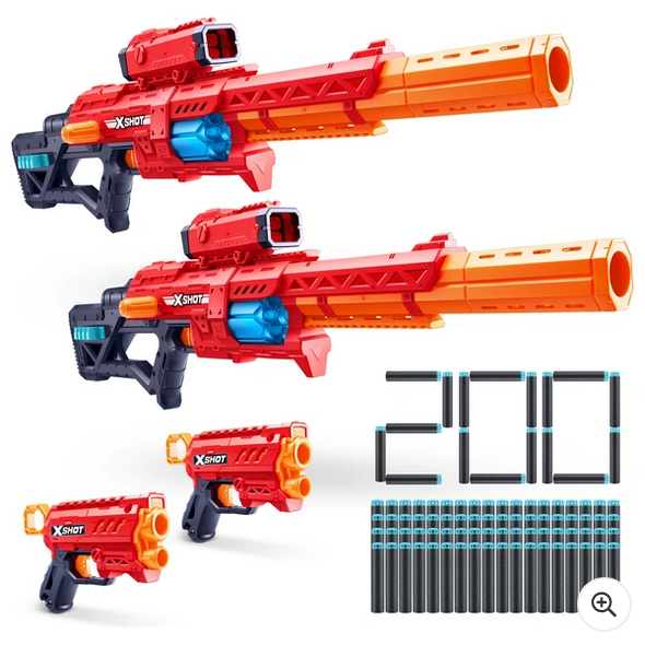 XSHOT Excel Ranger X8 & Excel Micro Combo Blaster Pack (200 Darts) By ZURU