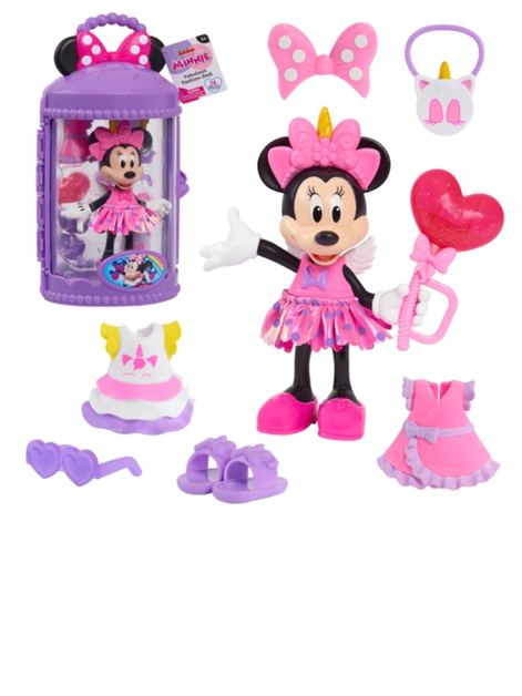 Disney Junior Minnie Mouse Fabulous Fashion Doll with Case