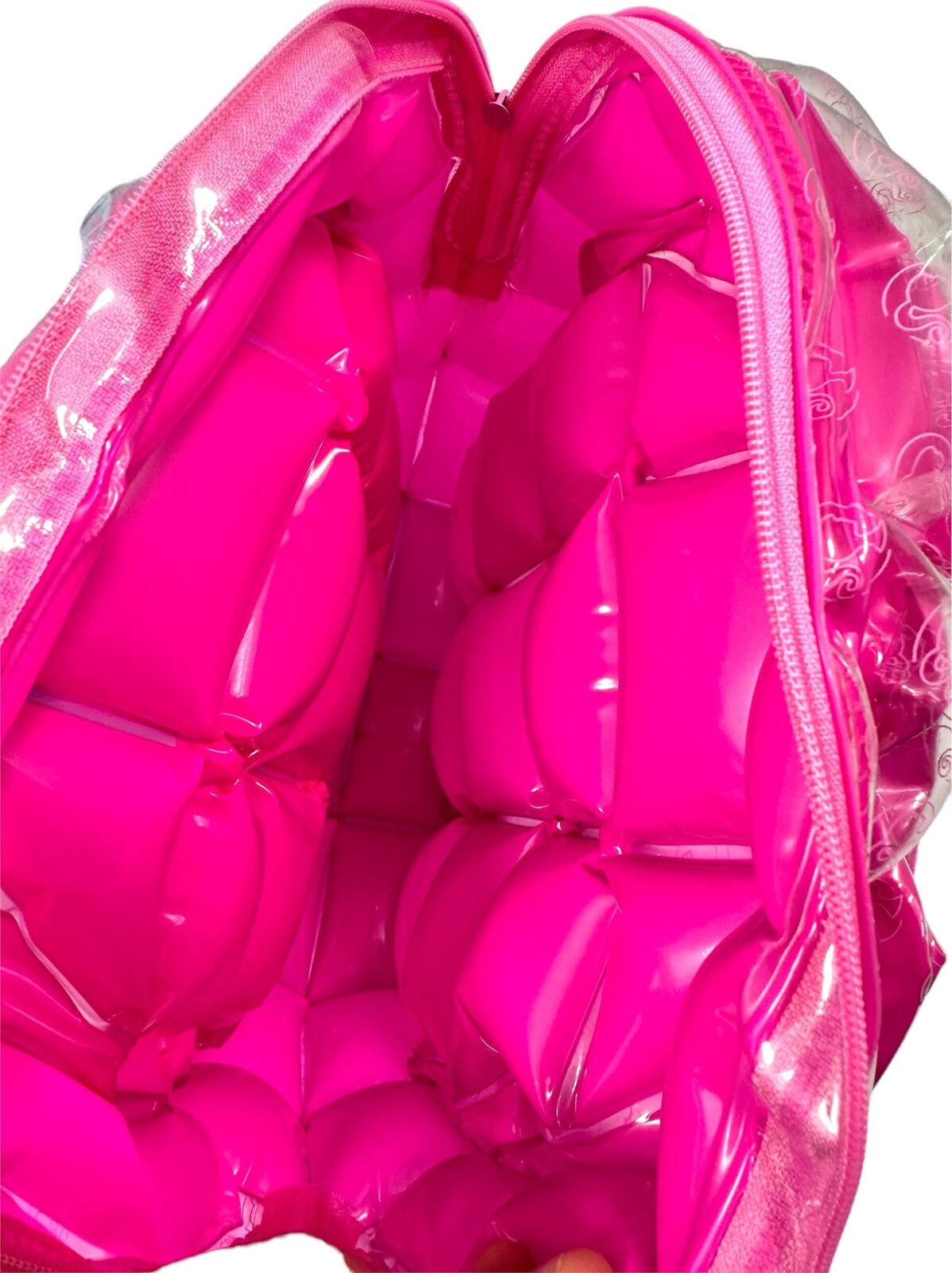 Barbie Bag Inflatable Bubble Glitter Fashion Girls Backpack