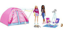 Load image into Gallery viewer, Barbie Let&#39;s Go Camping Tent Playset and 2 Dolls