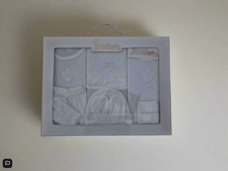 White Baby Clothes Gift Set 12 Items In A Box