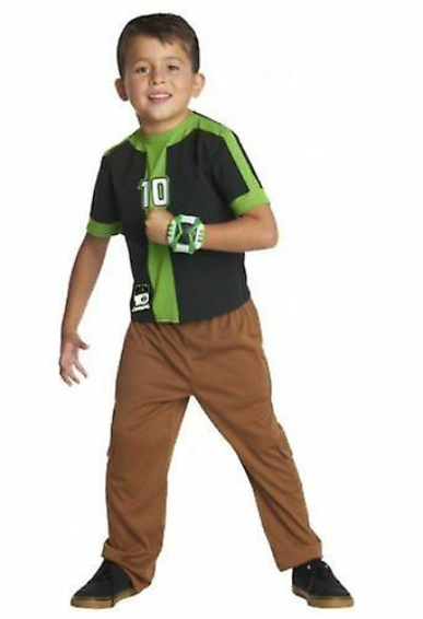 Ben 10 Omniverse Costume Small 3 To 4 Years green T