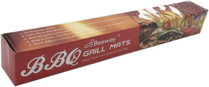 BBQ Mats Pack of 5 Universal Oven Liners for Bottom of Fan Assisted With Tongs