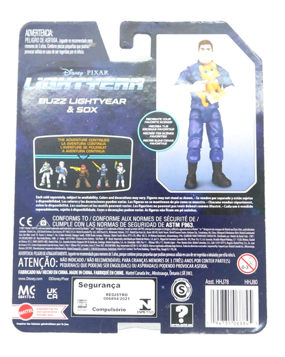 Disney Pixar Lightyear & Sox 5 Inch Action Figure Pack