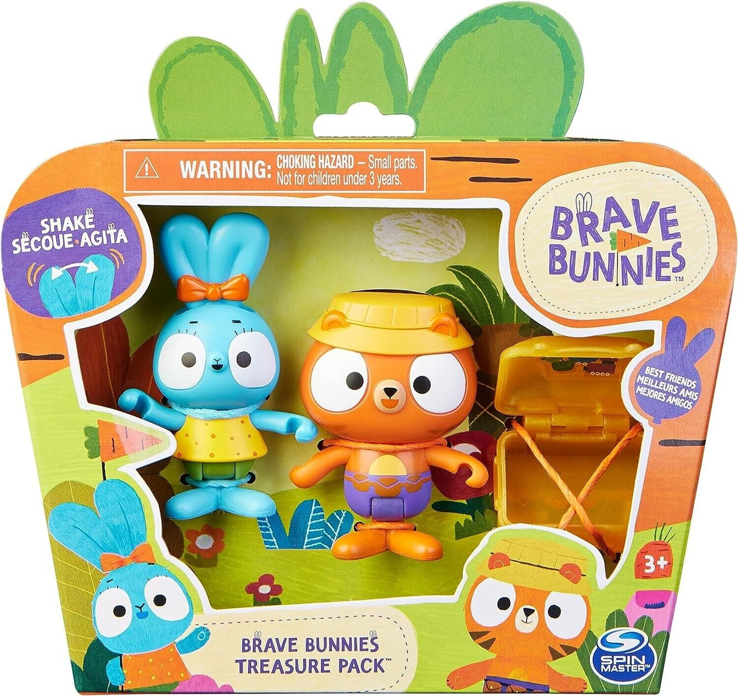 Brave Bunnies Treasure Action Figure Pack