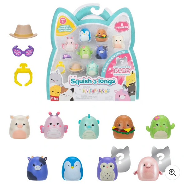 Squish-A-Longs by Original Squishmallows 8 Pack