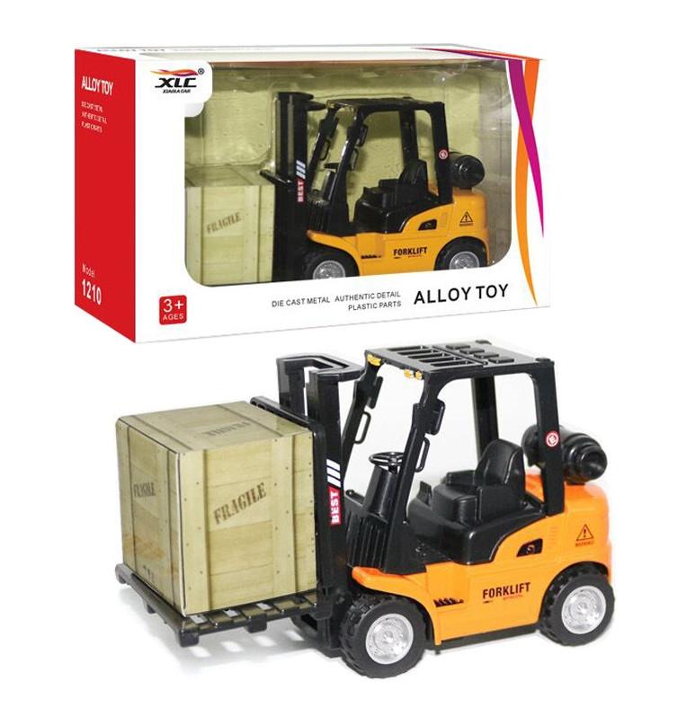 Metal Alloy Forklift Alloy Engineering Pull Toys Die-Cast Toy