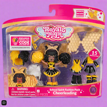 Načíst obrázek do prohlížeče Galerie, Royale High School Spirit Fashion Pack Cheerleading - Series 1 Dark Doll