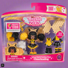 Načíst obrázek do prohlížeče Galerie, Royale High School Spirit Fashion Pack Cheerleading - Series 1 Dark Doll