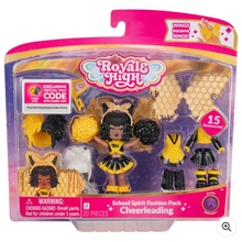 Načíst obrázek do prohlížeče Galerie, Royale High School Spirit Fashion Pack Cheerleading - Series 1 Dark Doll