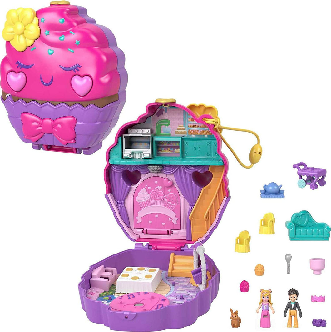 Polly Pocket Something Sweet Cupcake Compact Playset