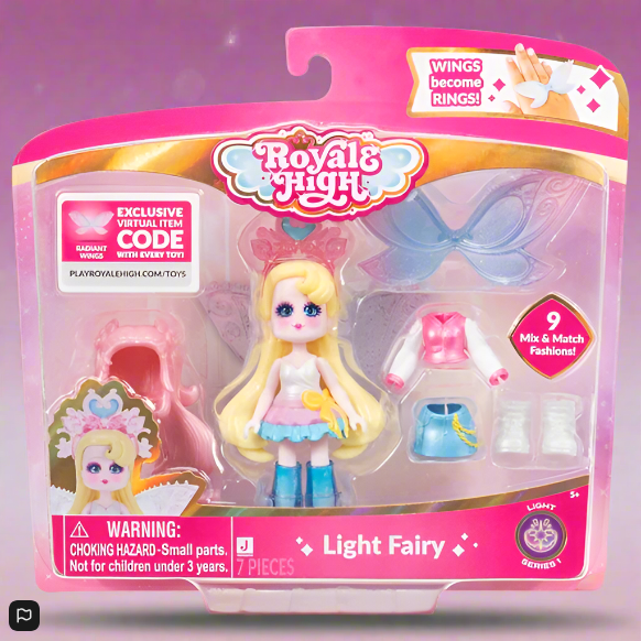 Royale High Deluxe Figure Light Fairy Fashion Doll