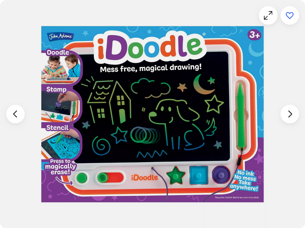 iDoodle Drawing Board Creative Set by John Adams